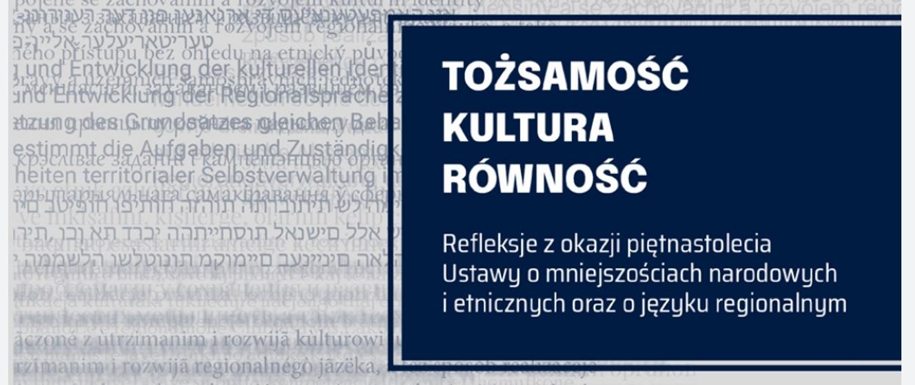 Publikacja Z Okazji 15 Lecia Ustawy O Mniejszościach Narodowych I Etnicznych Oraz O Języku 4018