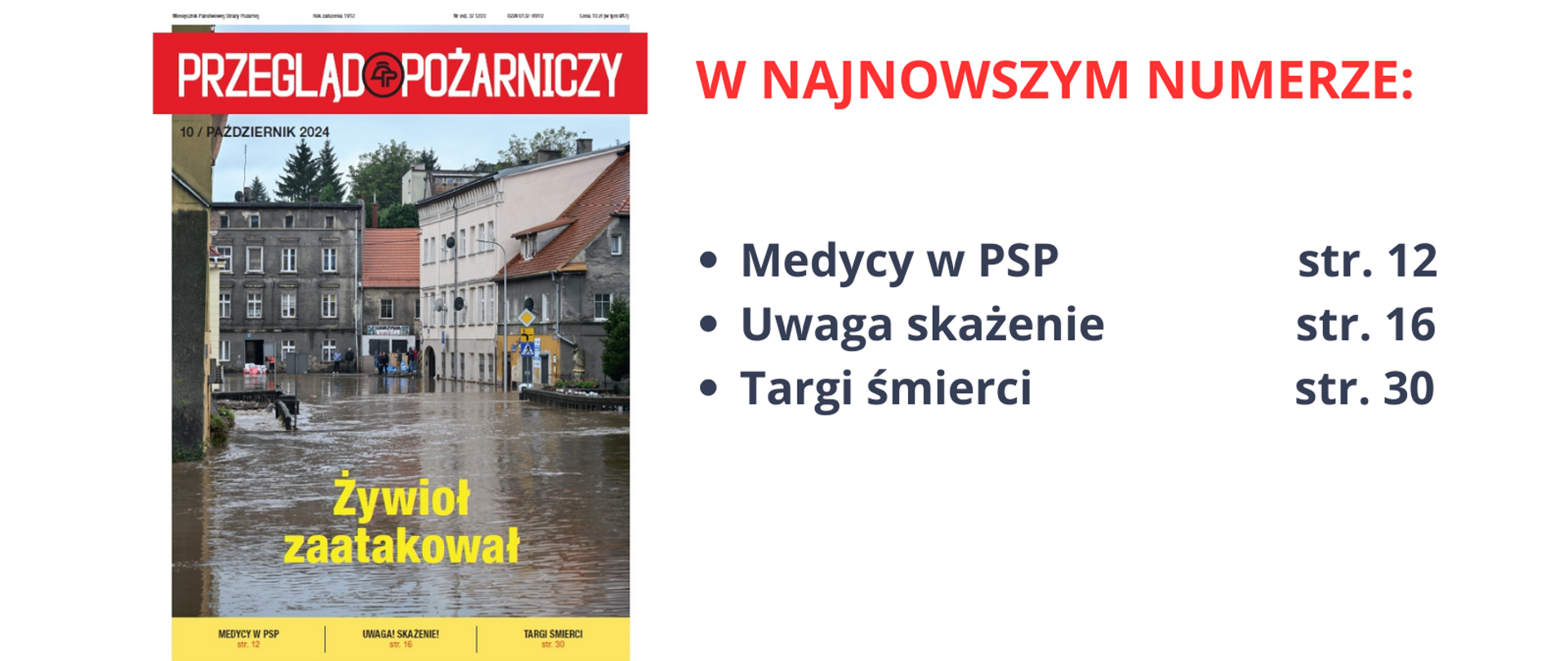 Październikowy numer Przeglądu Pożarniczego