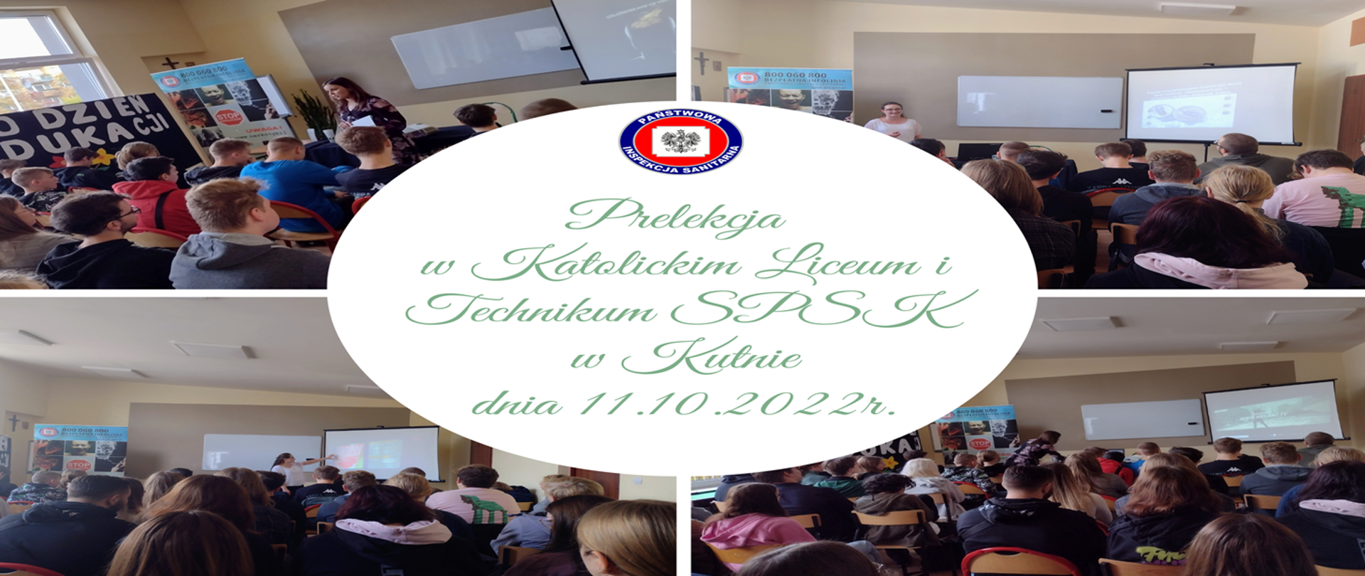 Prelekcja w Katolickim Liceum i Technikum SPSK w Kutnie