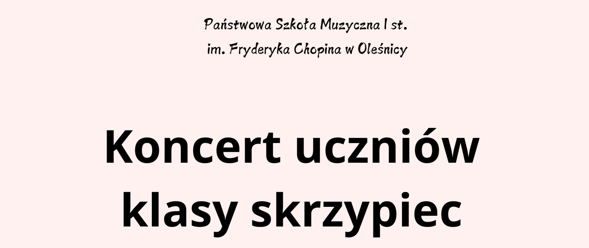 koncert skrzypce 27.11.2024