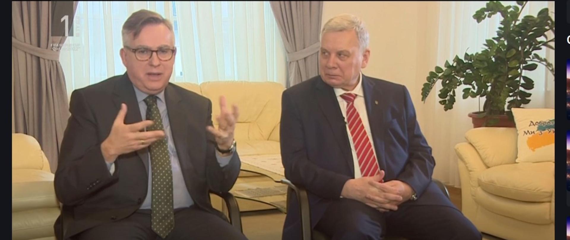 Pogovor veleposlanikov Poljske in Ukrajine za TV Slovenijo