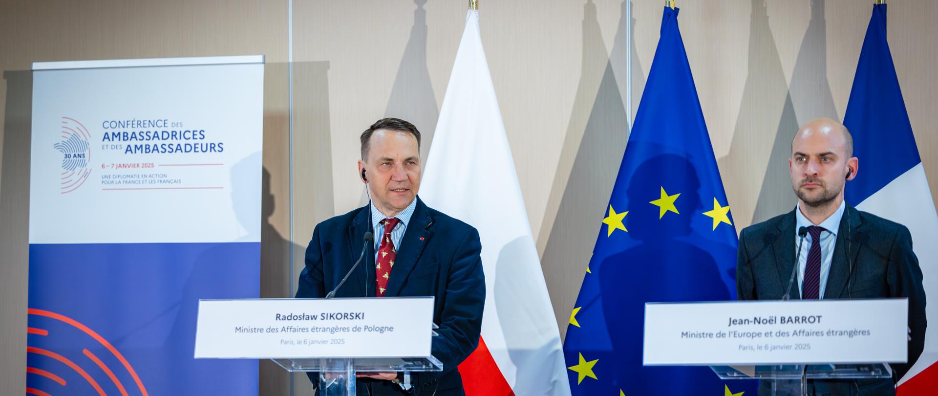 Minister Radosław Sikorski attends Ambassadors’ Conference of French Republic