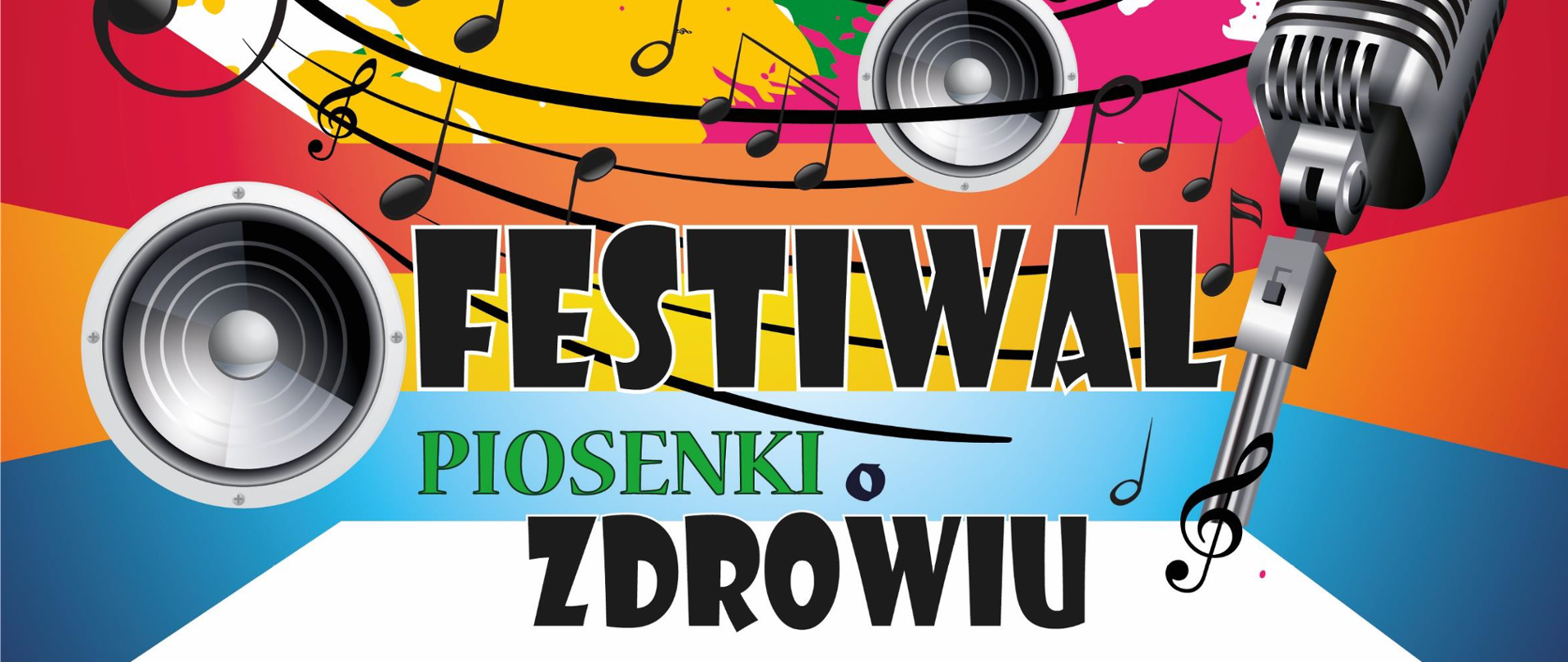 Plakat Festiwal Piosenki o Zdrowiu