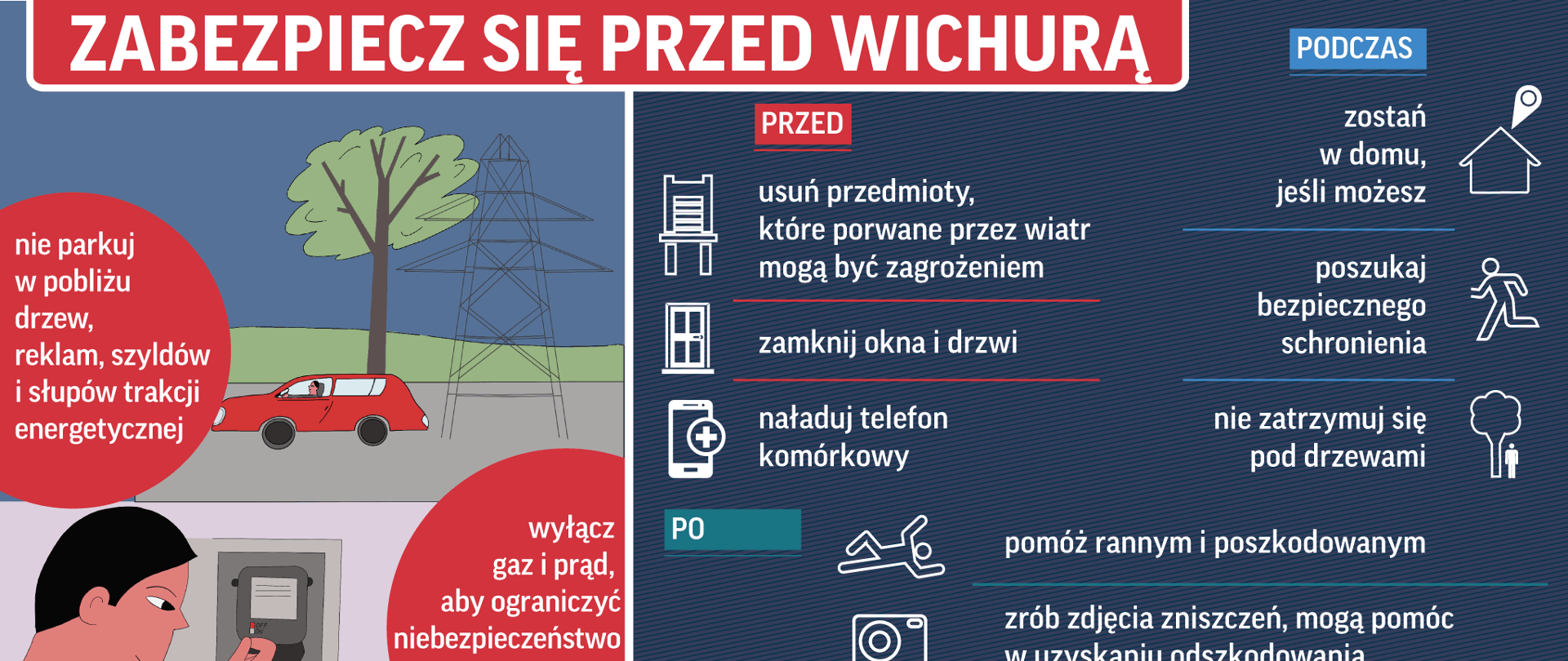 Zabezpiecz się przed wichurą