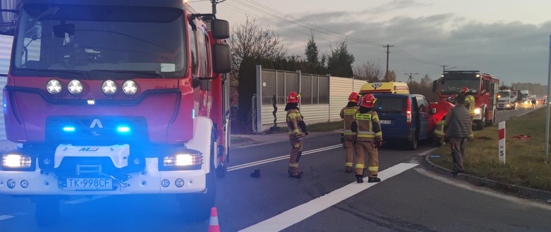 wypadek rowerzysta kielecka Końskie