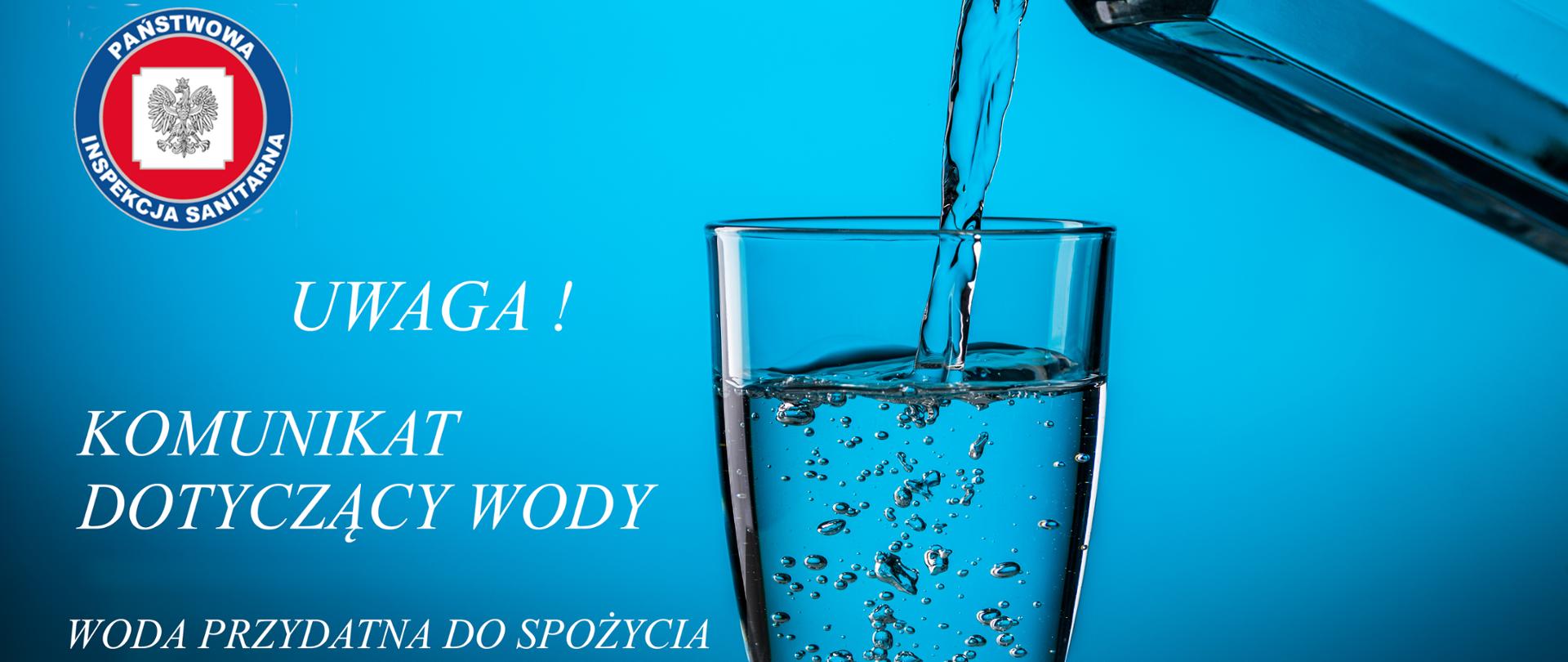 Logo przydatności wody do spożycia