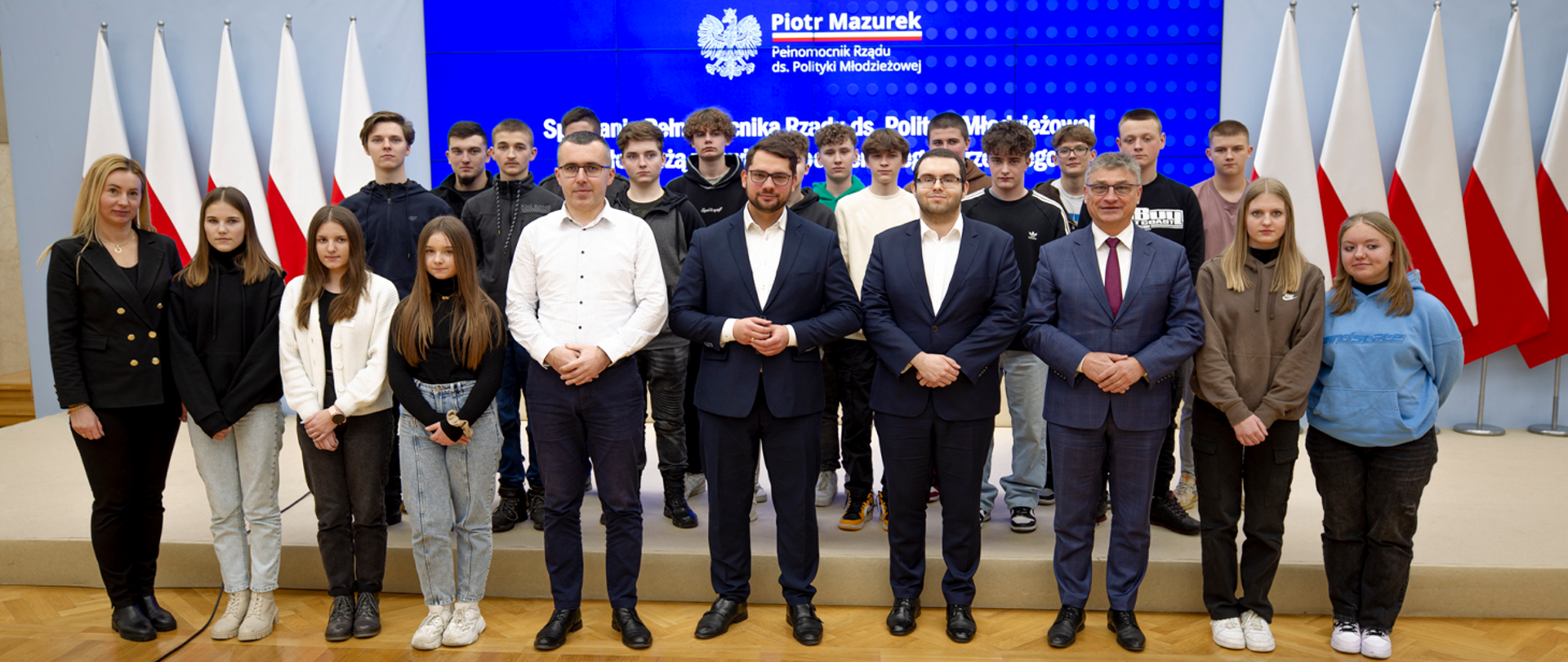 Spotkanie Ministra Piotra Mazurka z małopolską młodzieżą