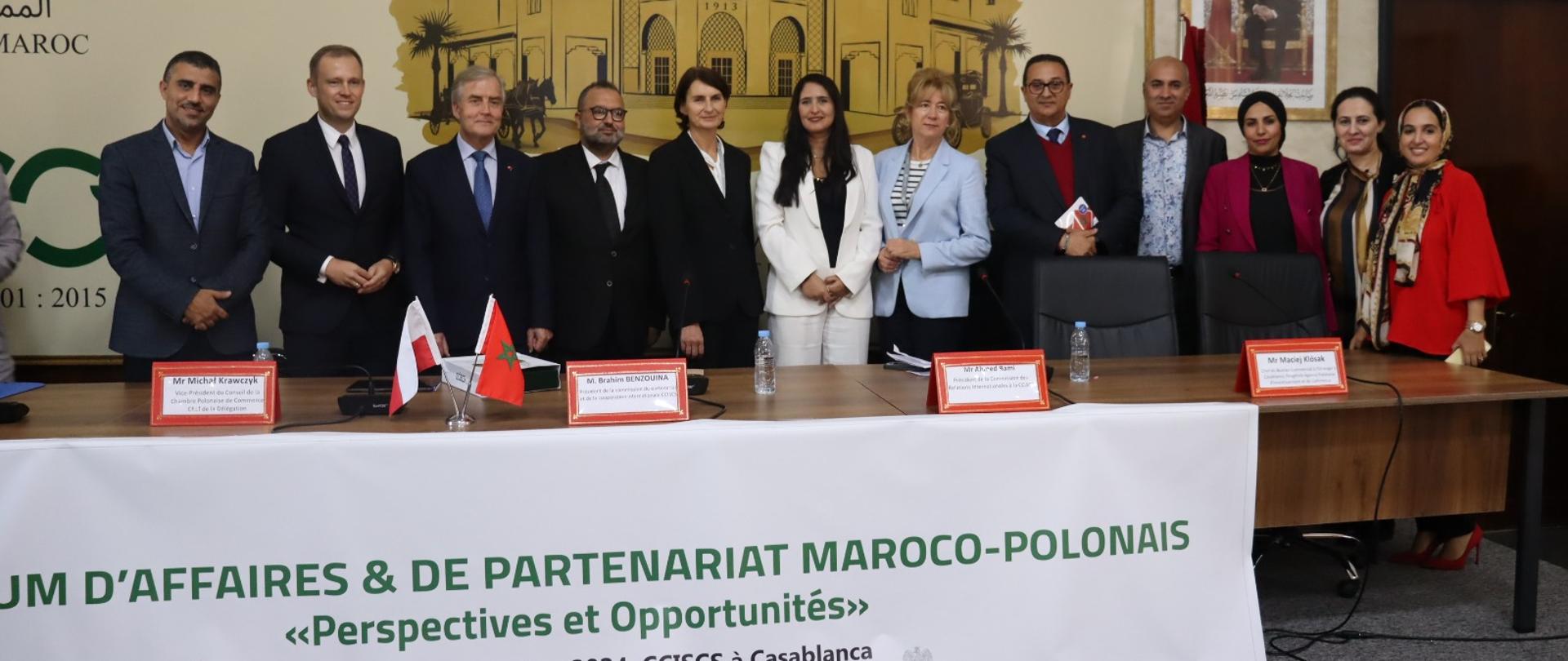 Forum d'affaires et de partenariat Maroco-Polonais à la CCISCS de Casablanca-Settat