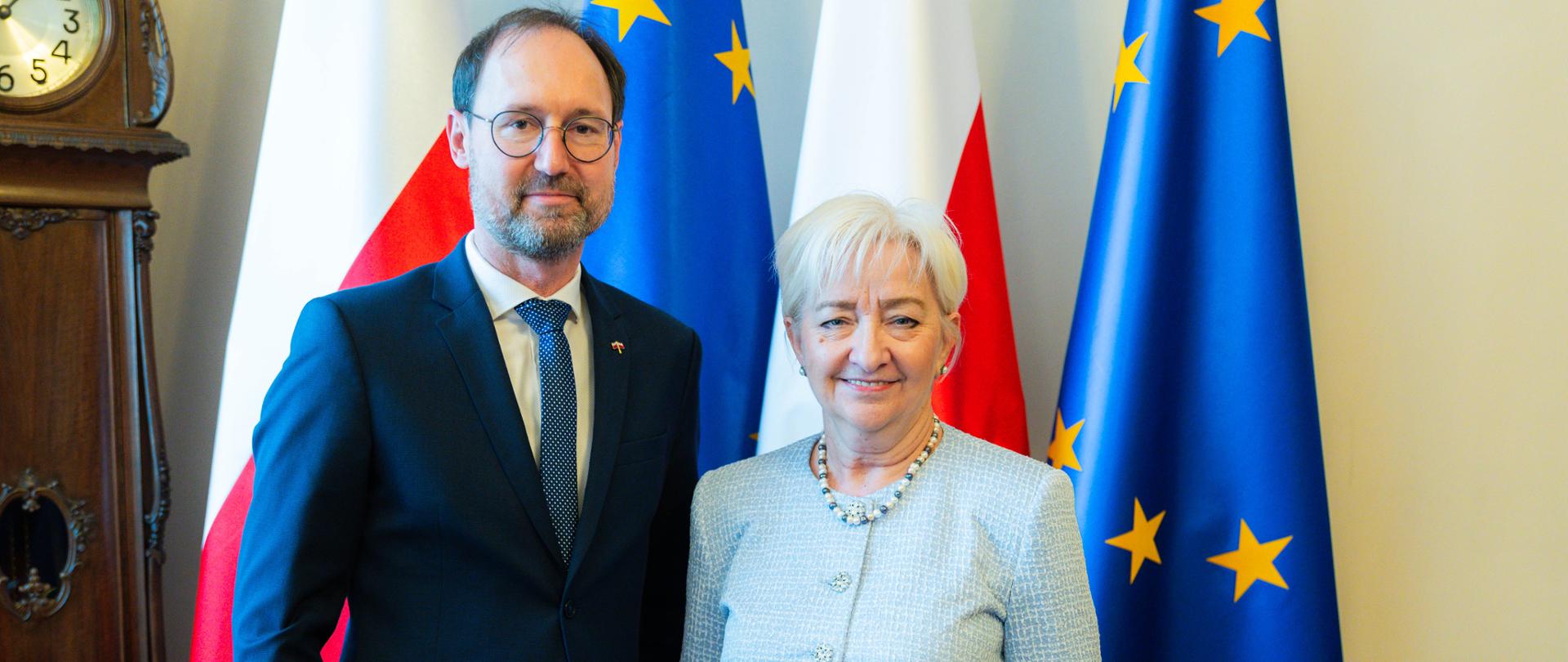 Břetislav Dančák – Ambasador Republiki Czeskiej w Polsce oraz wojewoda łódzki Dorota Ryl. 