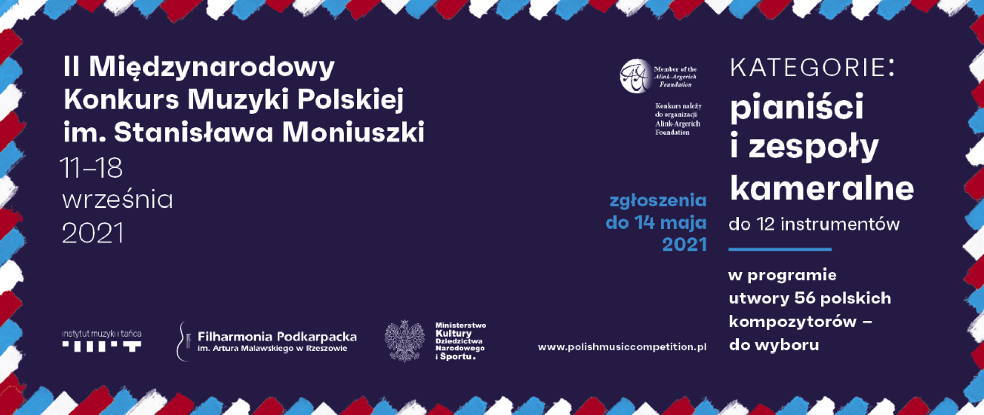 II Międzynarodowy Konkurs Muzyki Polskiej im. S. Moniuszki_baner