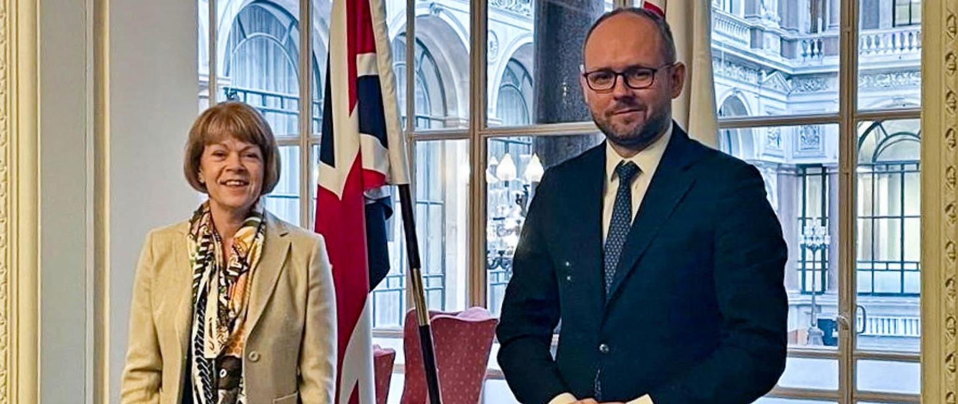 Undersecretary of State Marcin Przydacz visits London