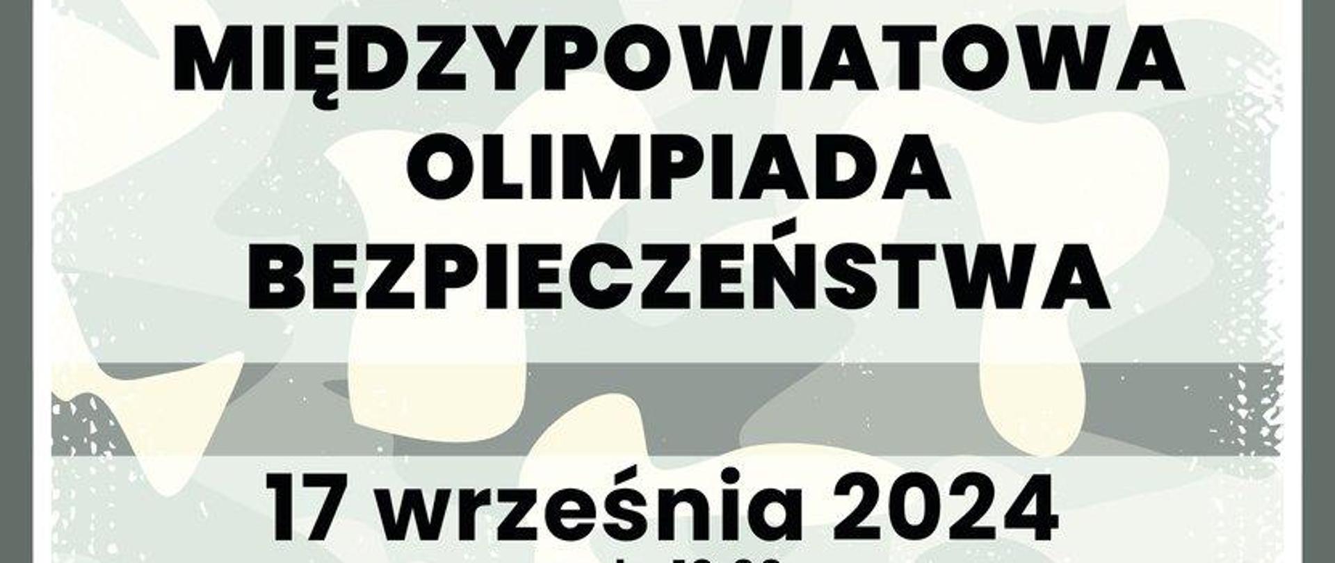 Na plakacie dwie postacie dzieci w mundurze policyjnym i wojskowym. Zaproszenie na Konkurs oraz loga w organizatorów