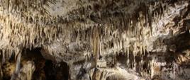 Jaskinia Raj - szata naciekowa jaskini