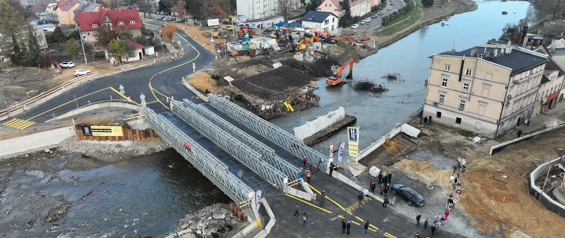 Przeprawa tymczasowa w Głuchołazach w ciągu DK40