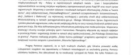 życzenia Sekretarza Stanu w MSZ Szymona Szynkowskiego vel Seka z okazji Dnia Polonii i Polaków za granicą