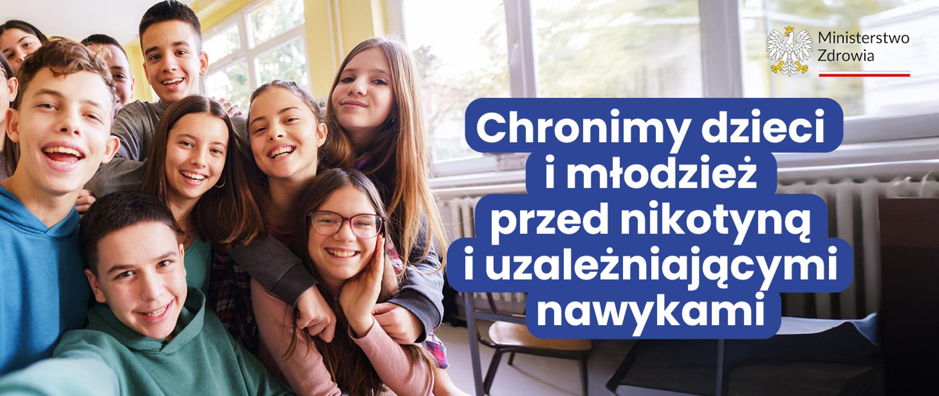 Grafika - chronimy dzieci i młodzież przed nikotyną i uzależniającymi nawykami