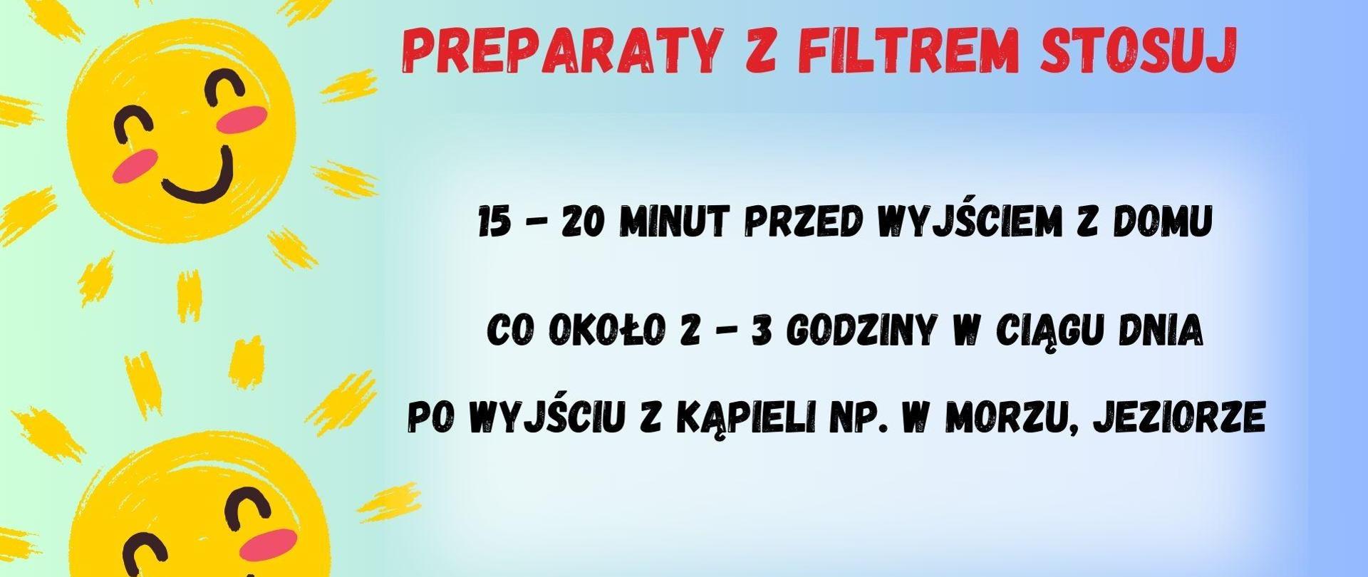 Filtry przeciwsłoneczne