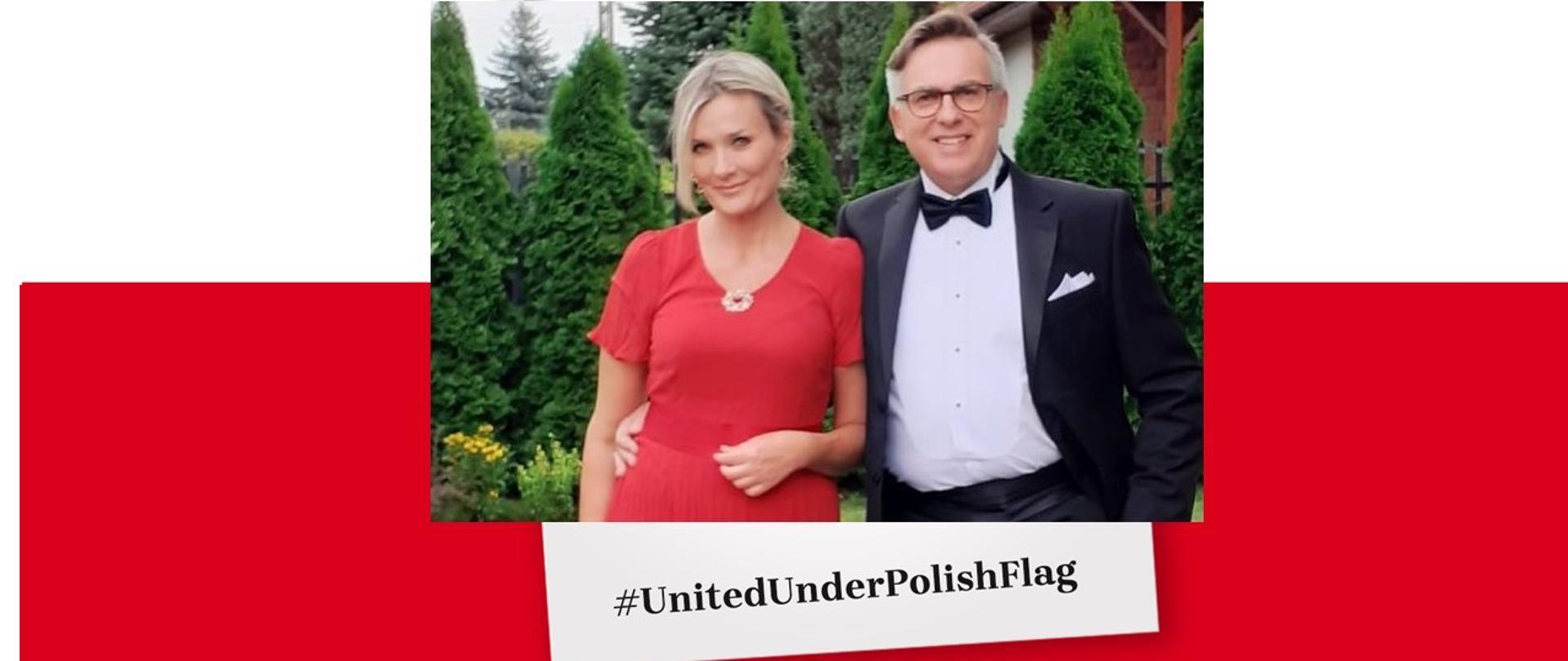 Joanna Olendzka and Krzysztof Olendzki #UnitedUnderPolishFlag