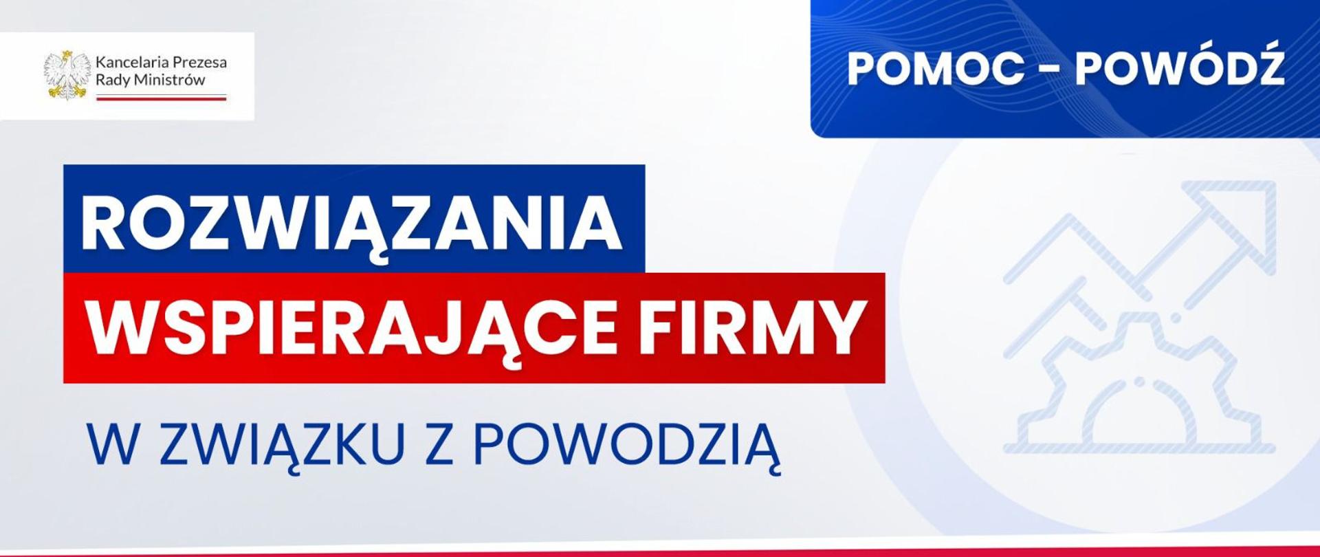 rozwiązania wspierające firmy w związku z powodzią