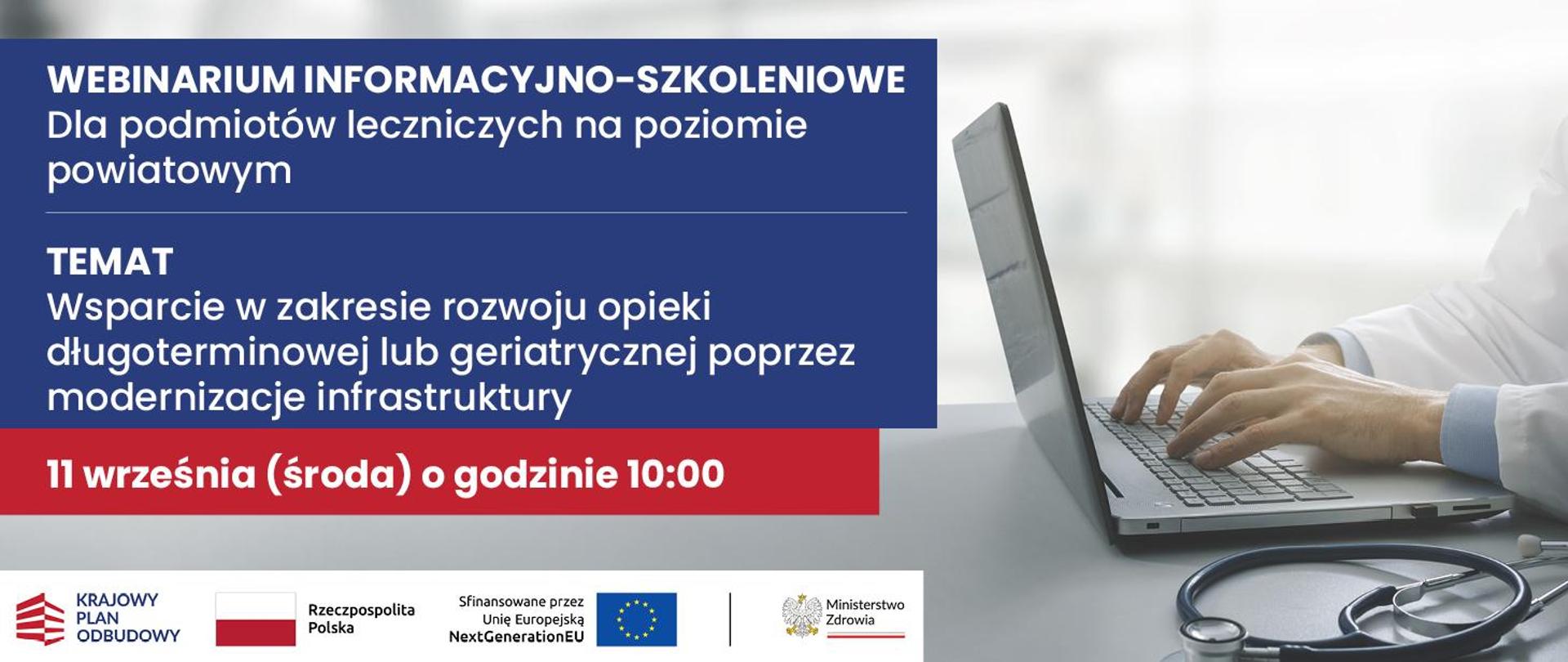 Webinarium na temat rozwoju opieki długoterminowej lub geriatrycznej
