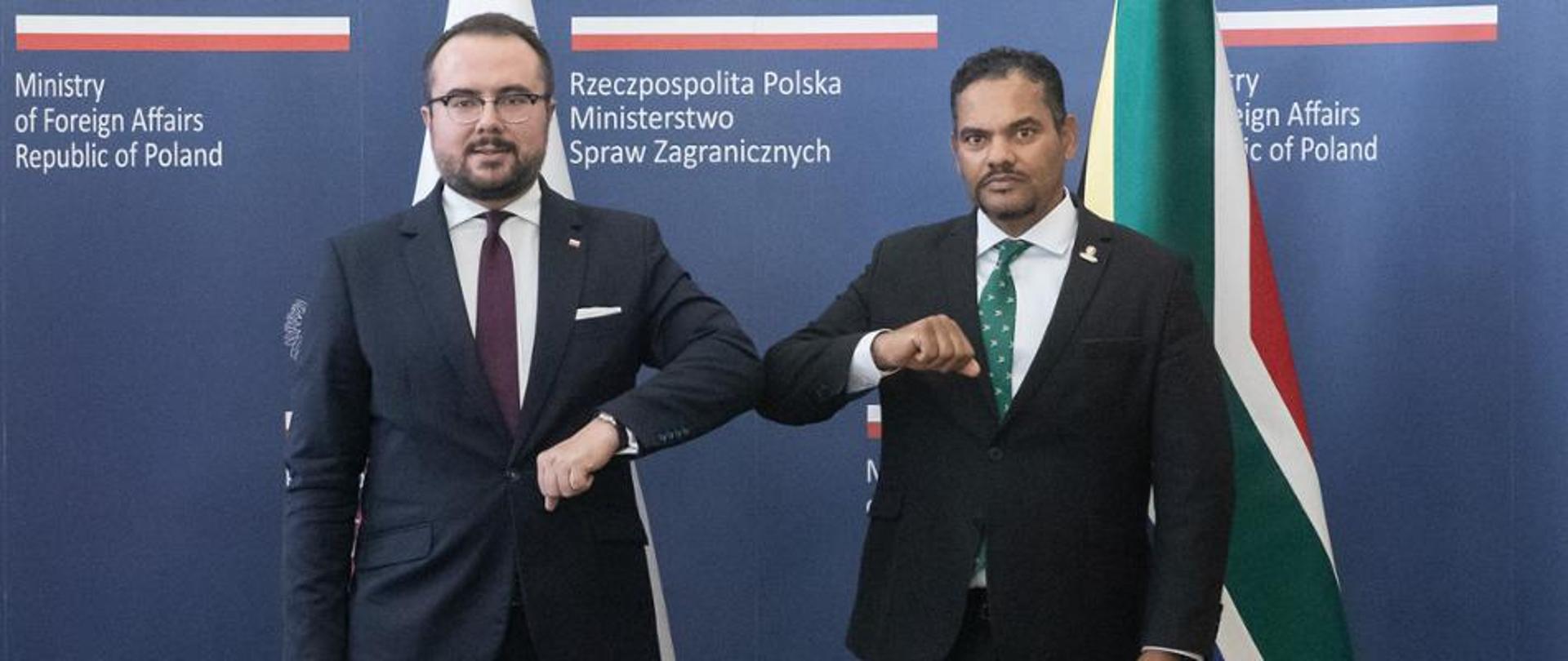 Konsultacje polityczne wiceministrów spraw zagranicznych Polski i RPA 2021