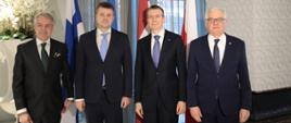 Ministrowie sz Polski, Estonii, Łotwy i Finlandii 