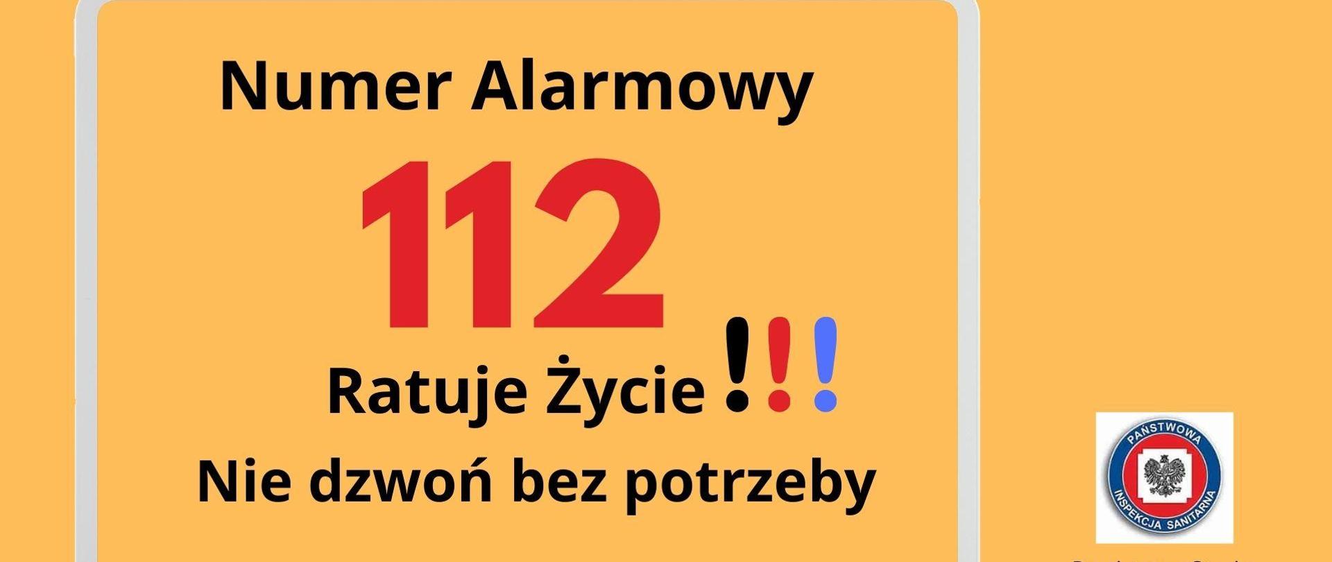 Numer alarmowy 112 ratuje życie! Nie dzwoń bez potrzeby!