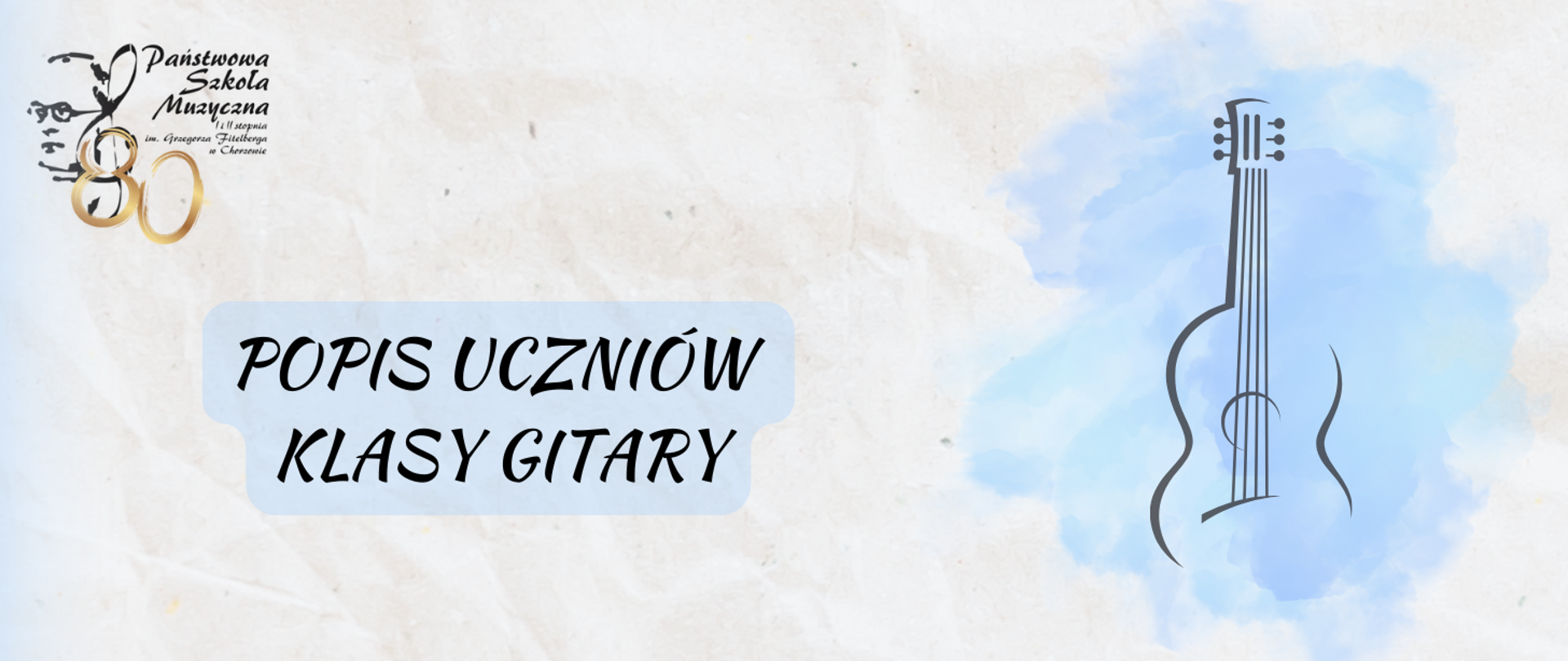 Popis uczniów klasy gitary