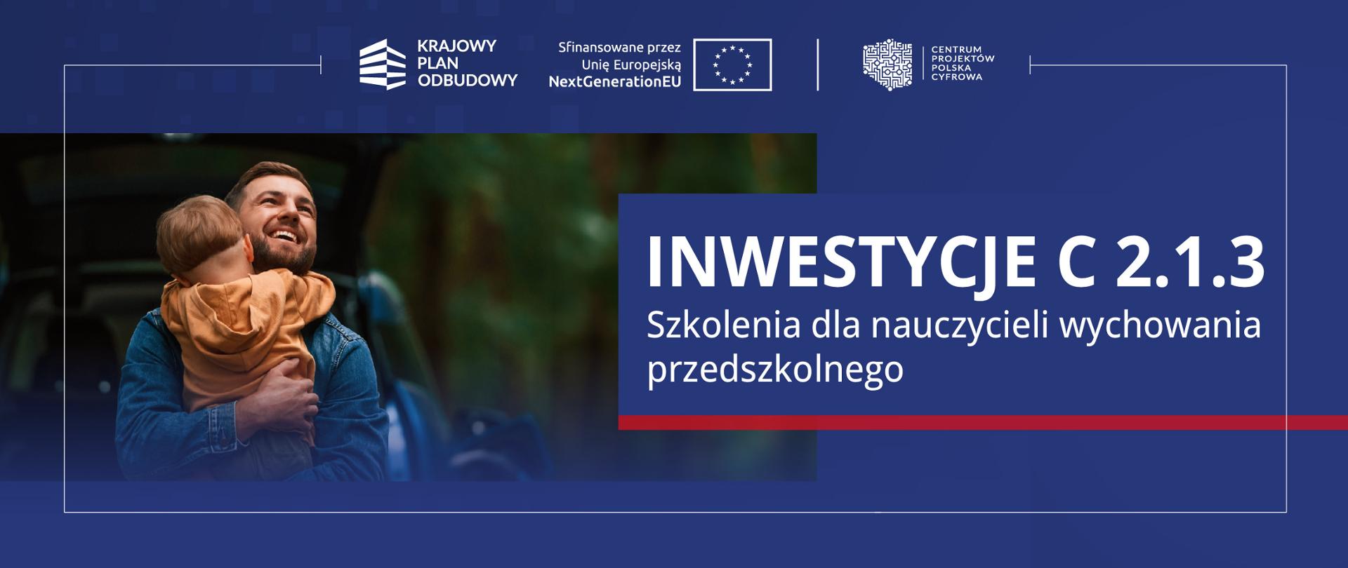 Inwestycja C 2.1.3 Szkolenia dla nauczycieli wychowania przedszkolnego