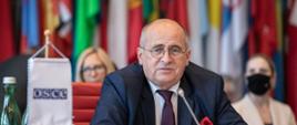 Minister Zbigniew Rau takes part in OSCE Permanent Council meeting in Vienna