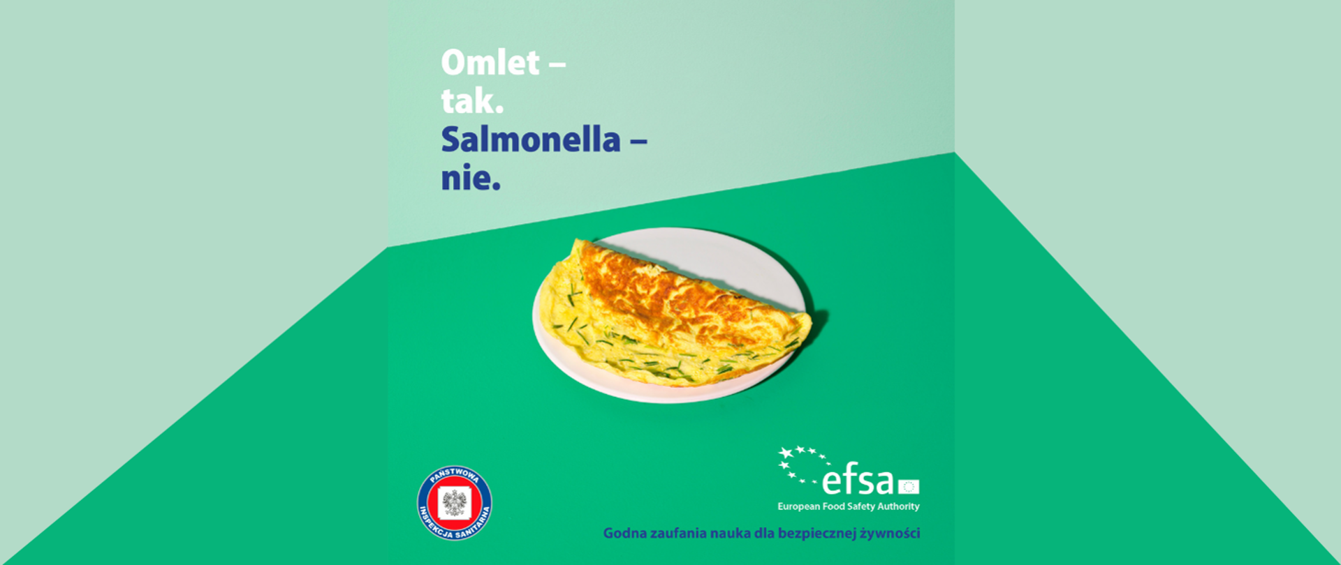 Omlet tak. Salmonella nie.