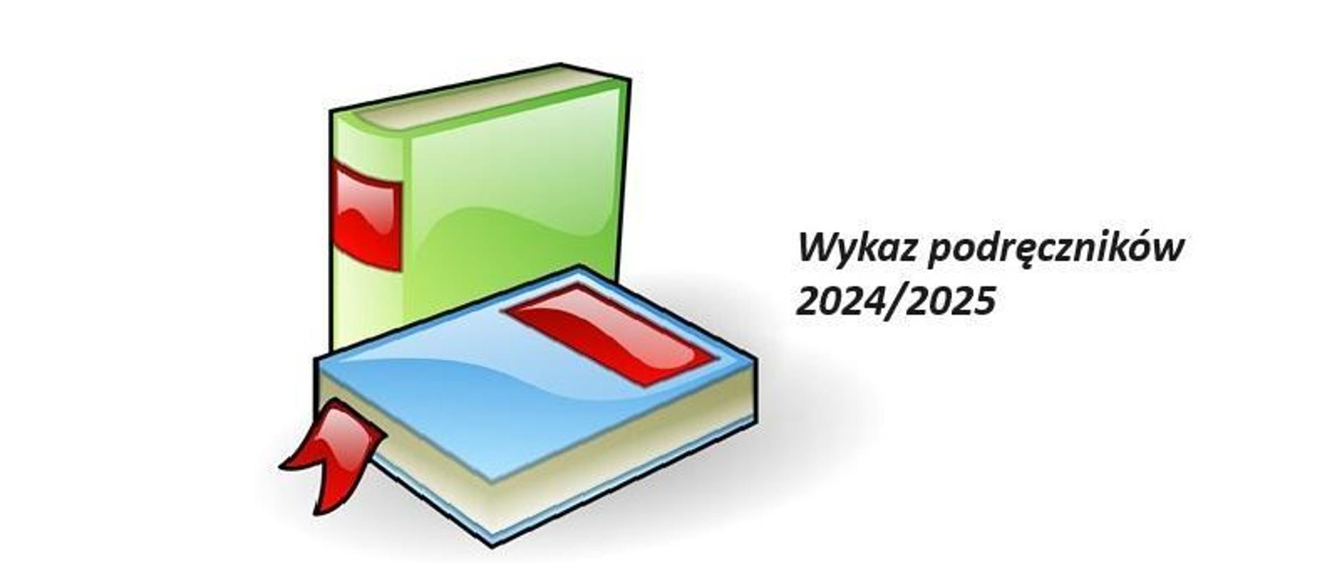 Grafika "Wykaz podręczników 2024/2025"