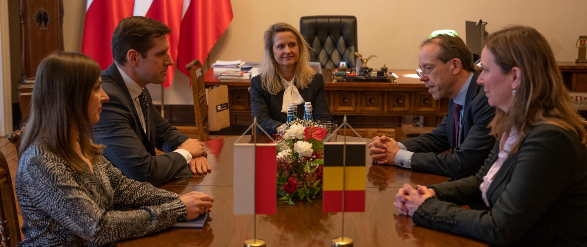 Wizyta Ambasadora Królestwa Belgii w Polsce