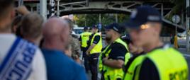 Zabezpieczenie Stadionu PGE Narodowy podczas meczu o Superpuchar UEFA. 