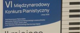 Dyplom drugiego miejsca dla Franciszka Podsiadły z klasy drugiej cyklu sześcioletniego pana Marka Pali w szóstym Międzynarodowym Konkursie Pianistycznym w Libiążu w dniach od osiemnastego do dziewiętnastego stycznia dwa tysiące dwudziestego piątego roku.