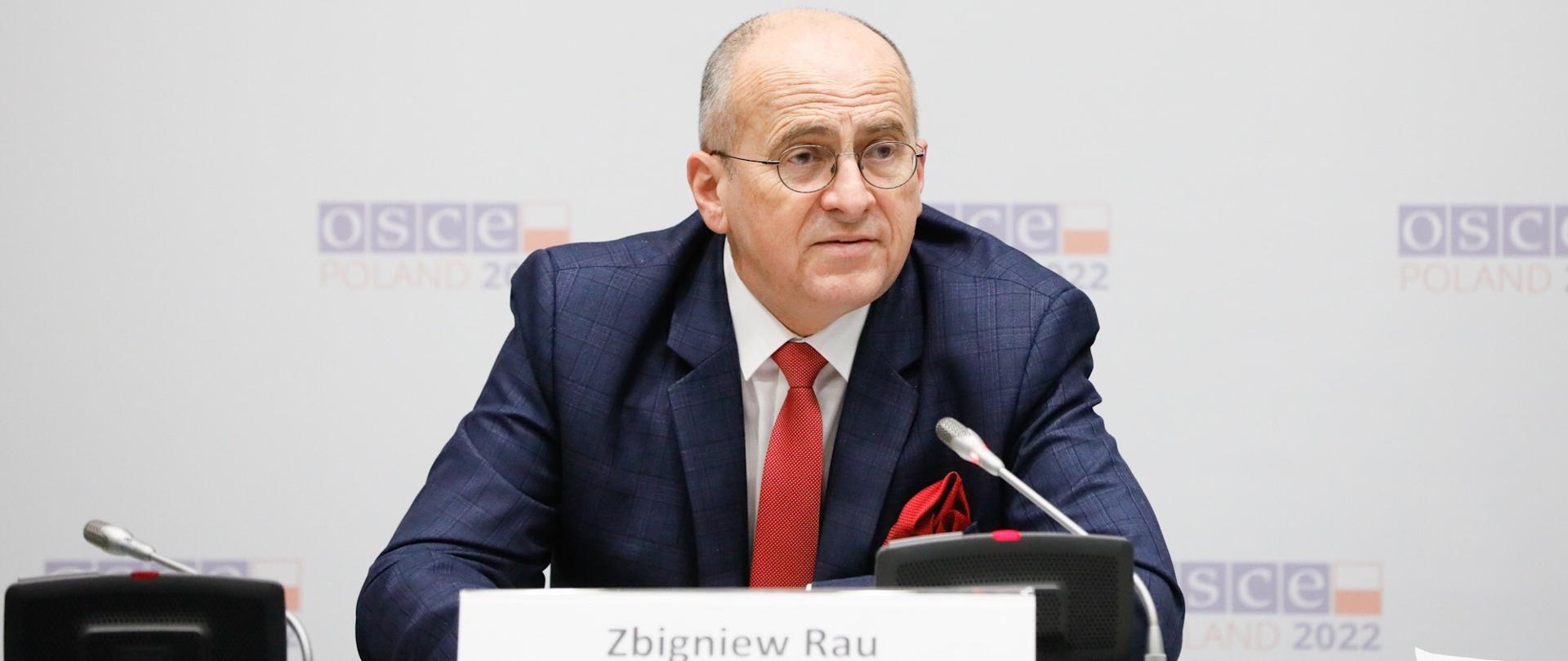 Minister Zbigniew Rau zainicjował w Wiedniu proces odnowienia dialogu na temat bezpieczeństwa europejskiego