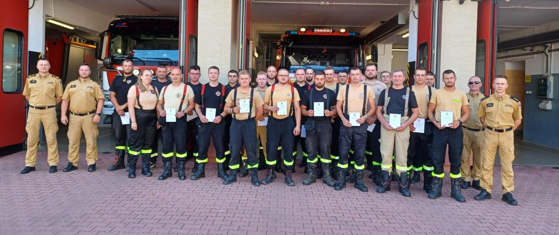 Zakończenie szkolenia kierującego działaniem ratowniczym dla strażaka ratownika OSP