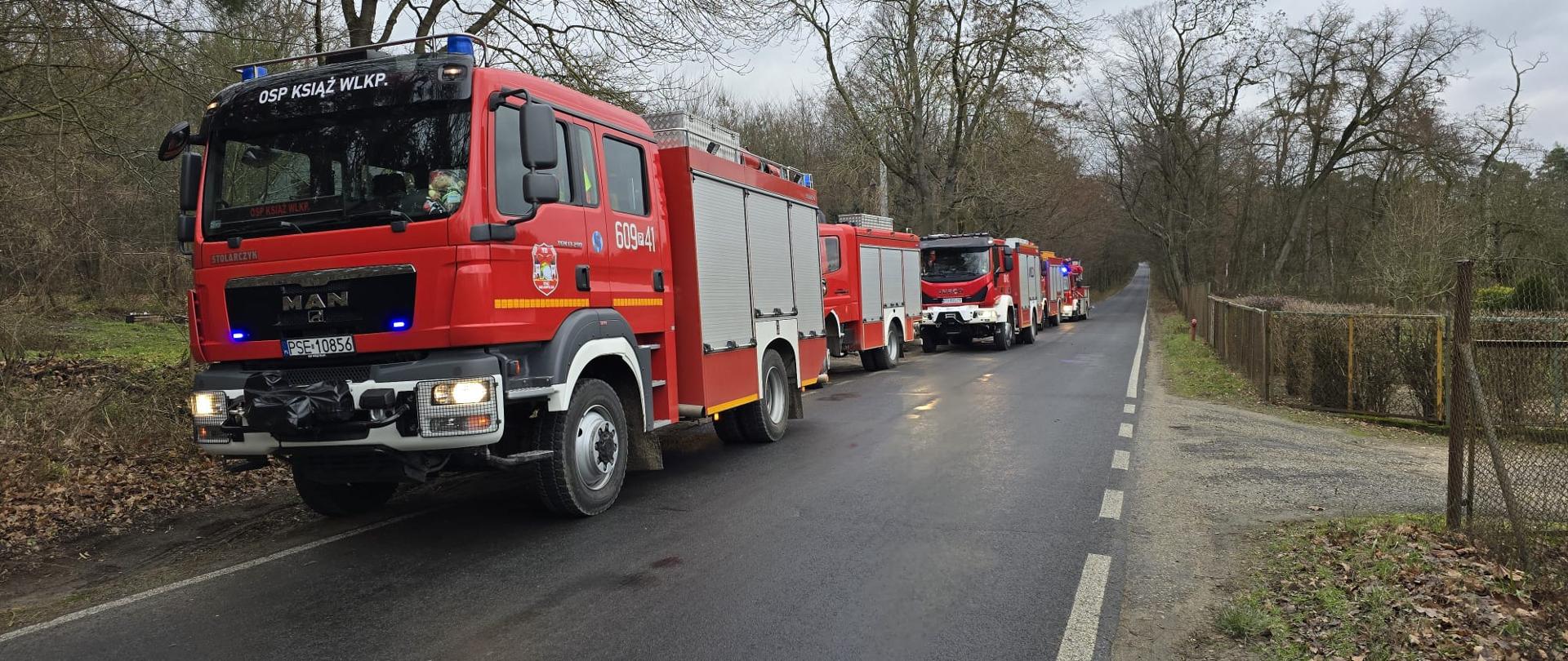 Zastępy JRG Śrem i OSP Książ Wlkp