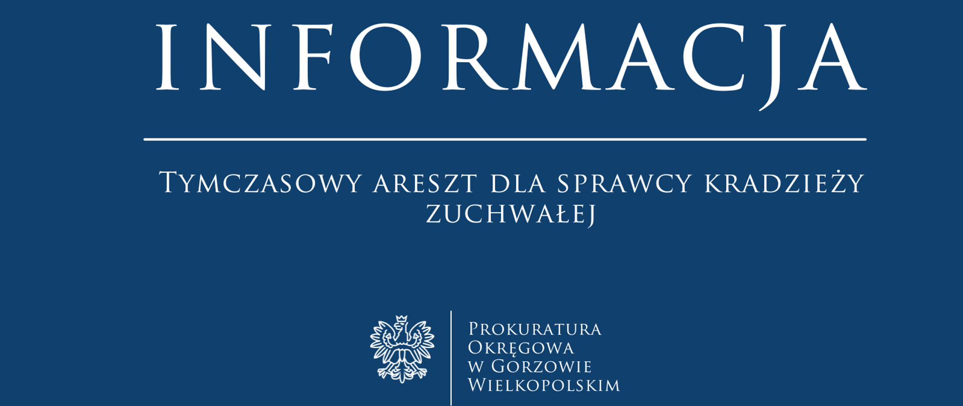 Tymczasowy areszt dla sprawcy kradzieży zuchwałej