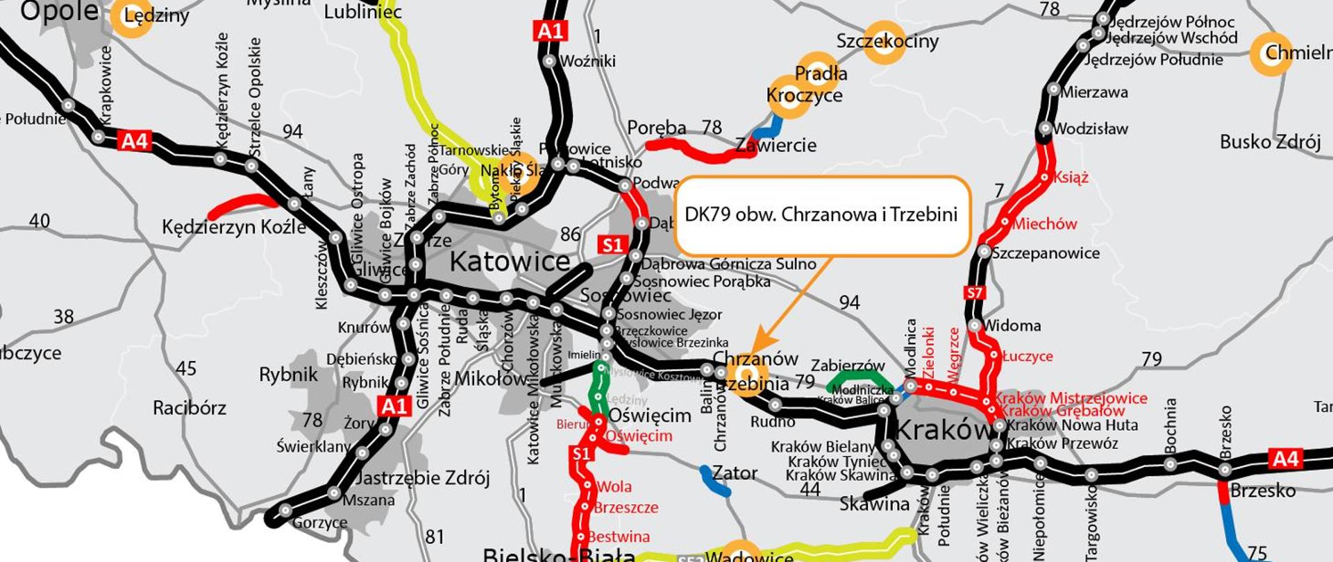 mapa z lokalizacją inwestycji