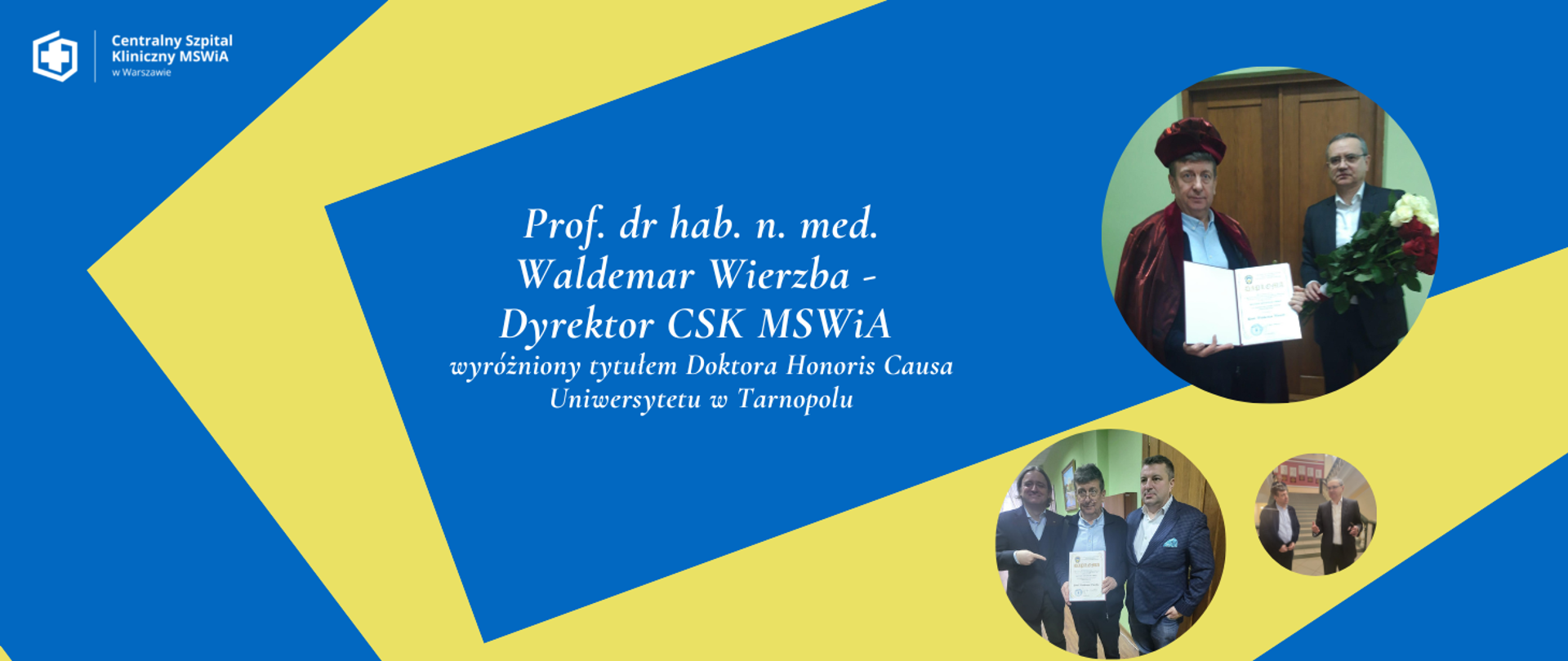 Dyrektor CSK MSWiA wyróżniony tytułem Doktora Honoris Causa Uniwersytetu w Tarnopolu