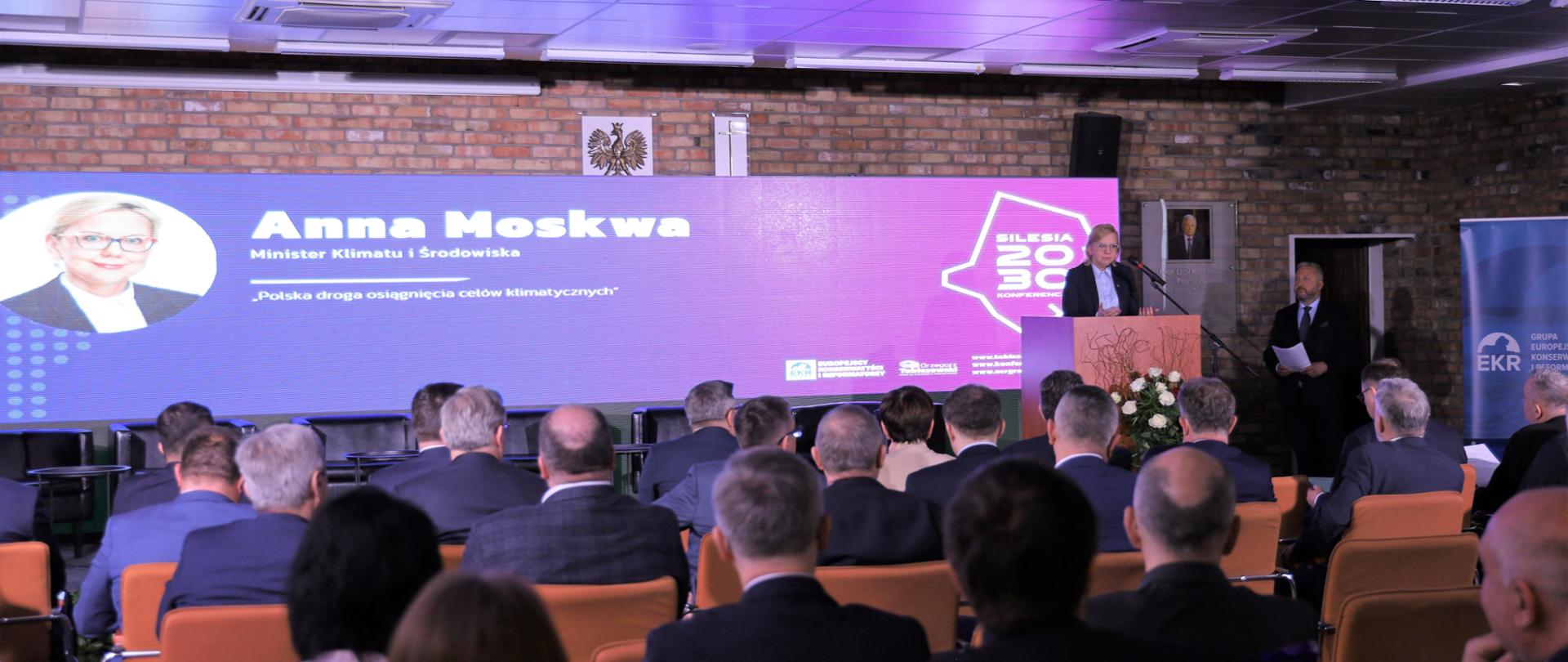 Minister Anna Moskwa na konferencji Silesia 2030