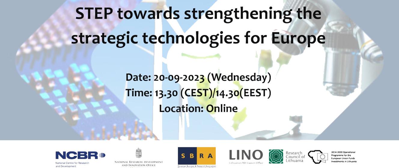 STEP towards strengthening the strategic technologies for Europe – The National Centre for Research and Development – Gov.pl website