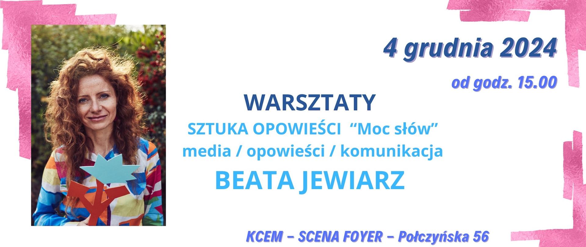 Baner - 04.12.2024 - Beata Jewiarz - warsztaty "Moc słów"