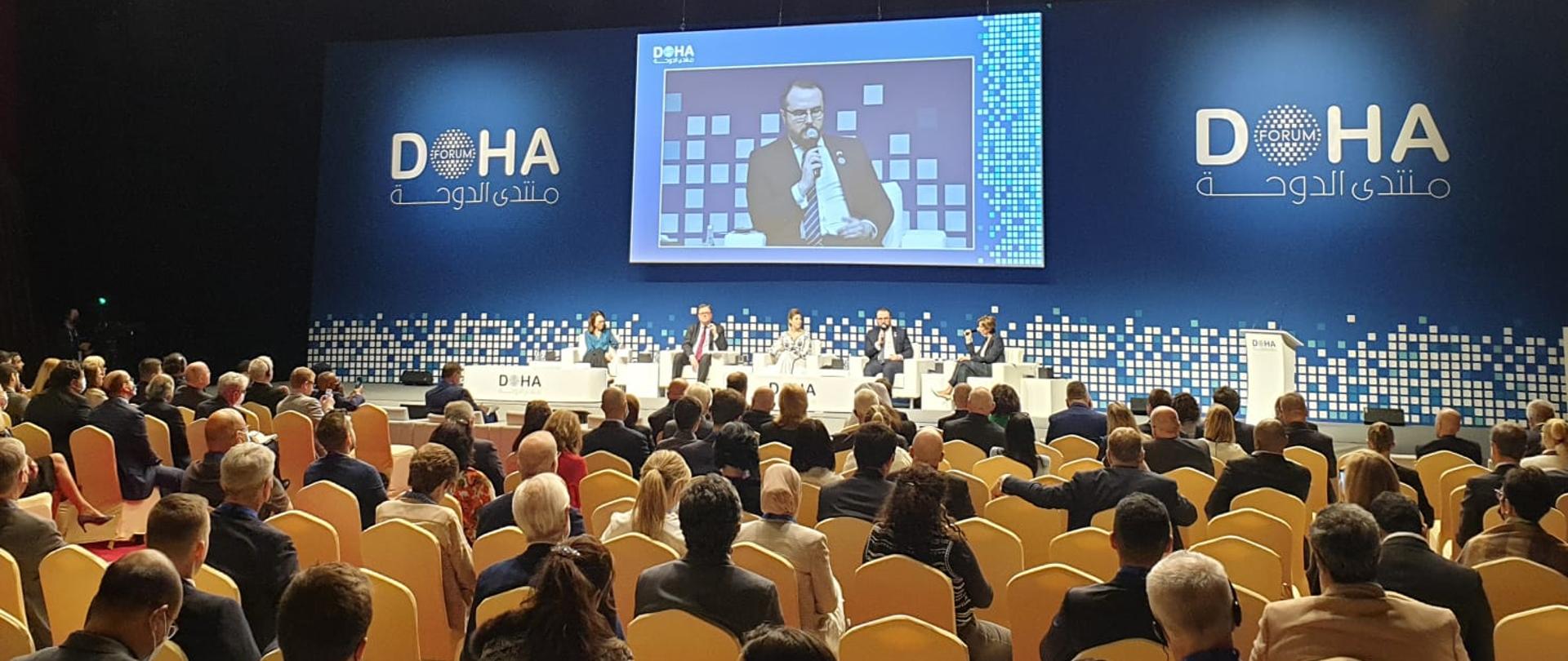 Wiceminister Paweł Jabłoński wziął udział w 20. edycji Doha Forum
