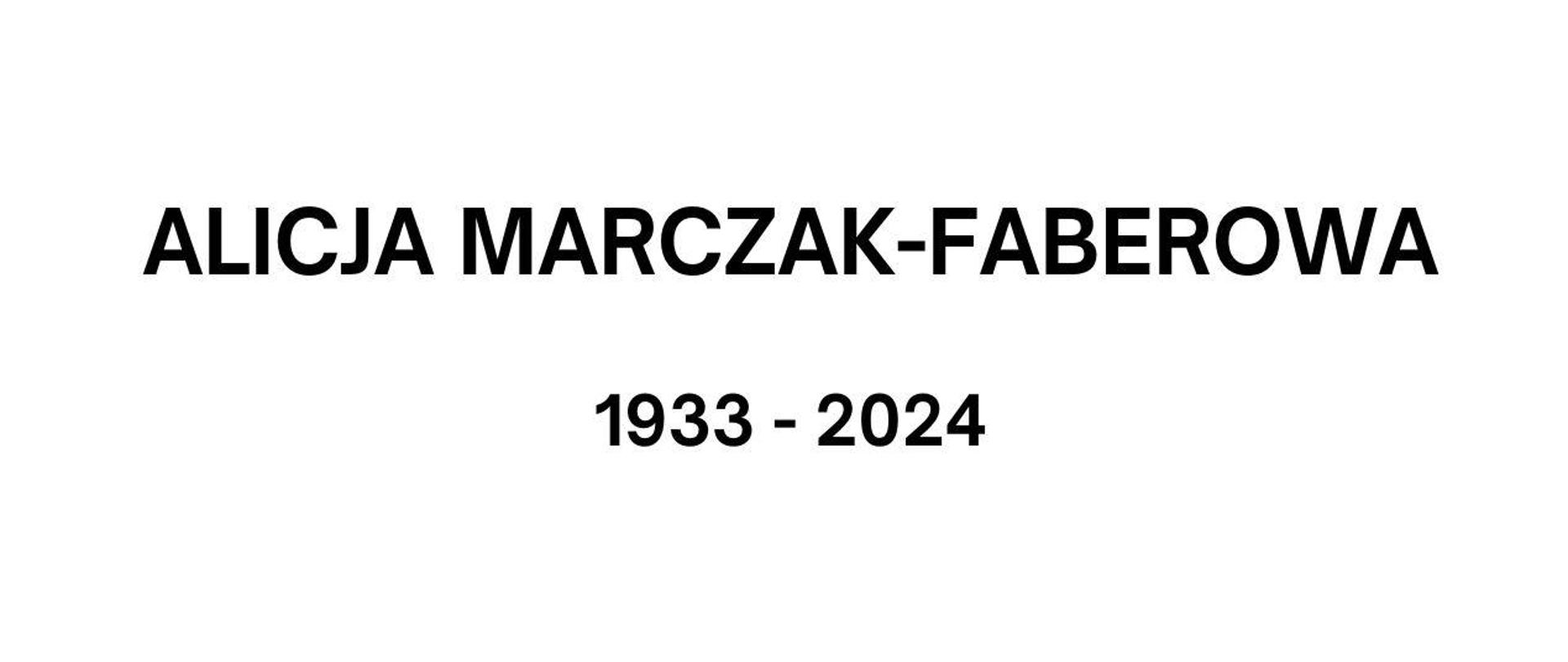Grafika - Alicja Marczak-Faberowa, 1933-2024