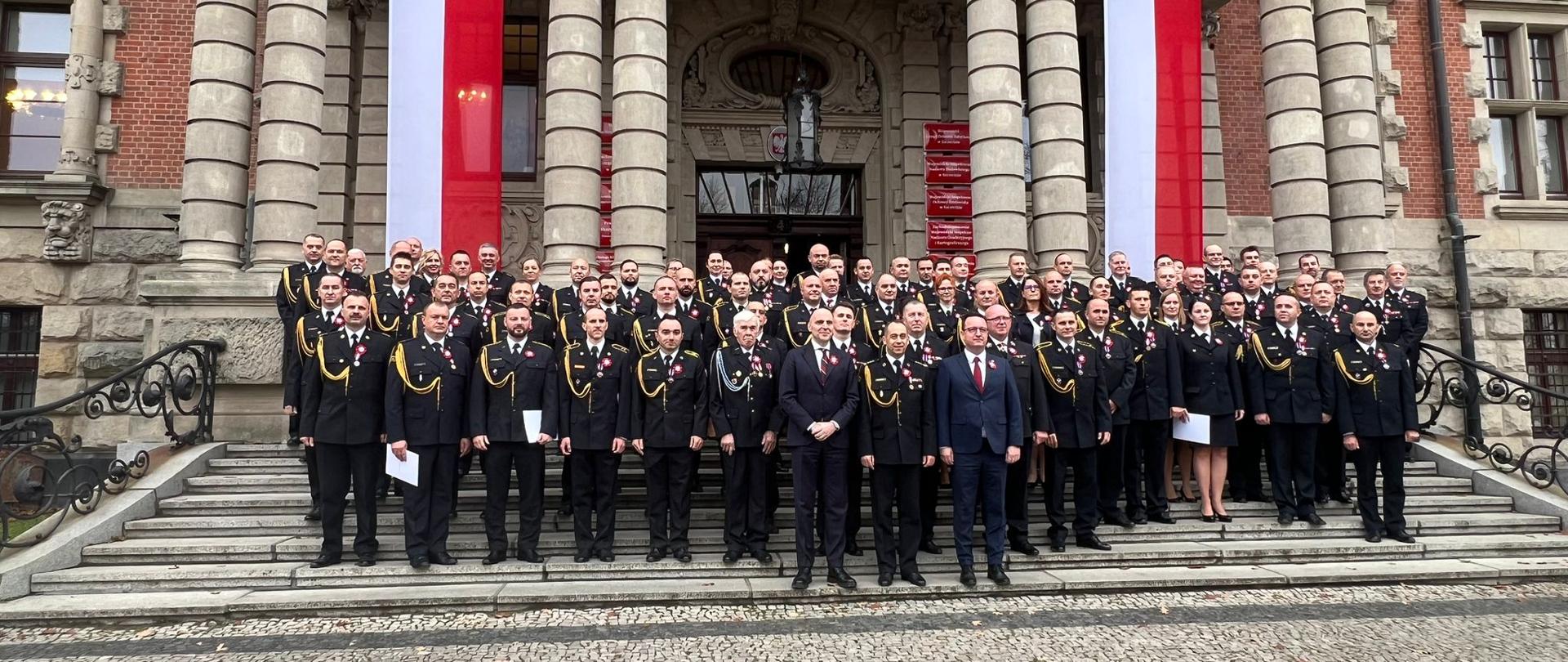 Uroczysta zbiórka z okazji Narodowego Święta Niepodległości