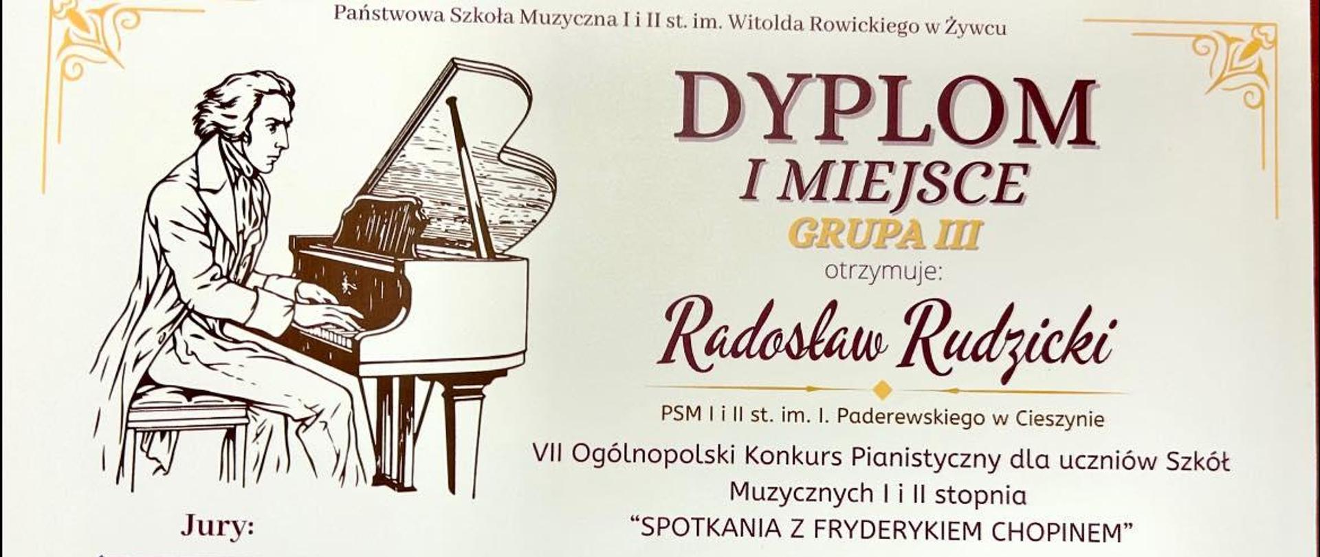 Radosław Rudzicki - dyplom