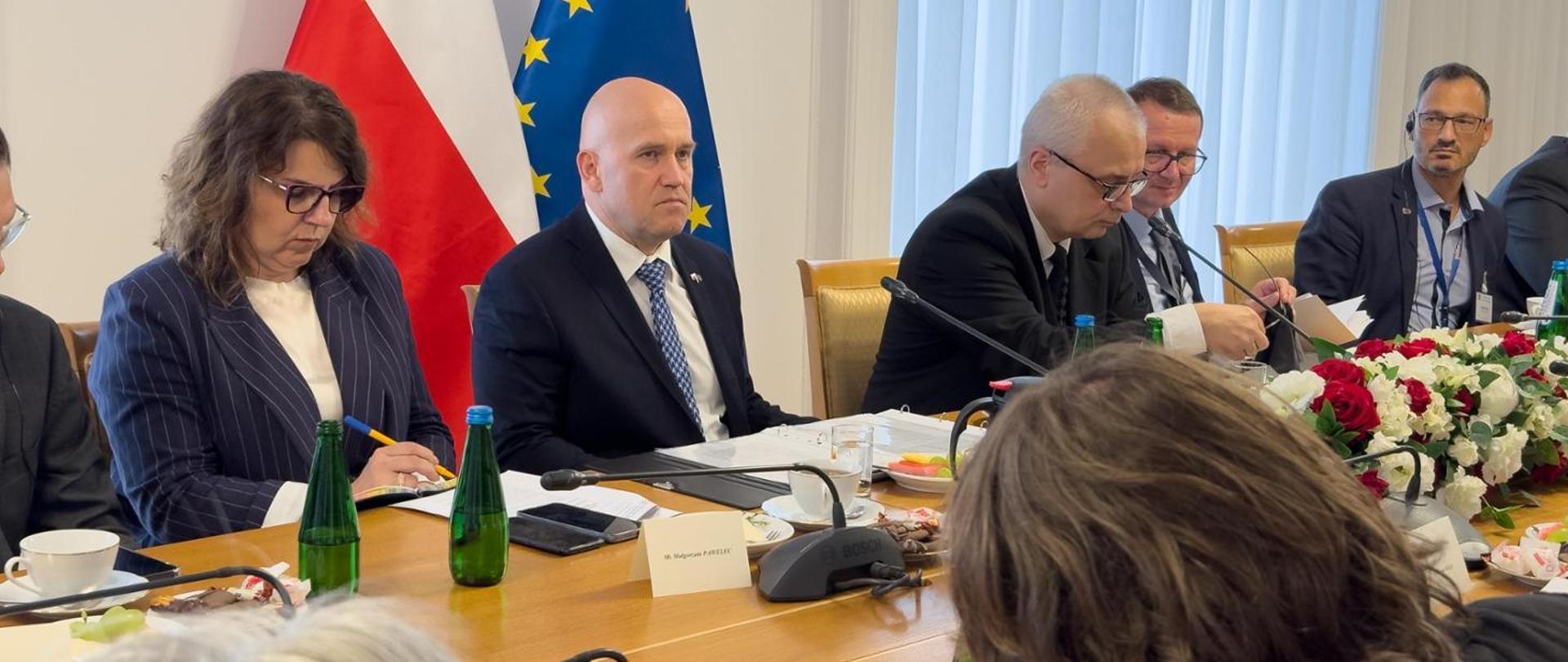 Meeting of Deputy Minister of Justice Dariusz Mazur with the delegation of deputies and representatives of the Baden-Württemberg government