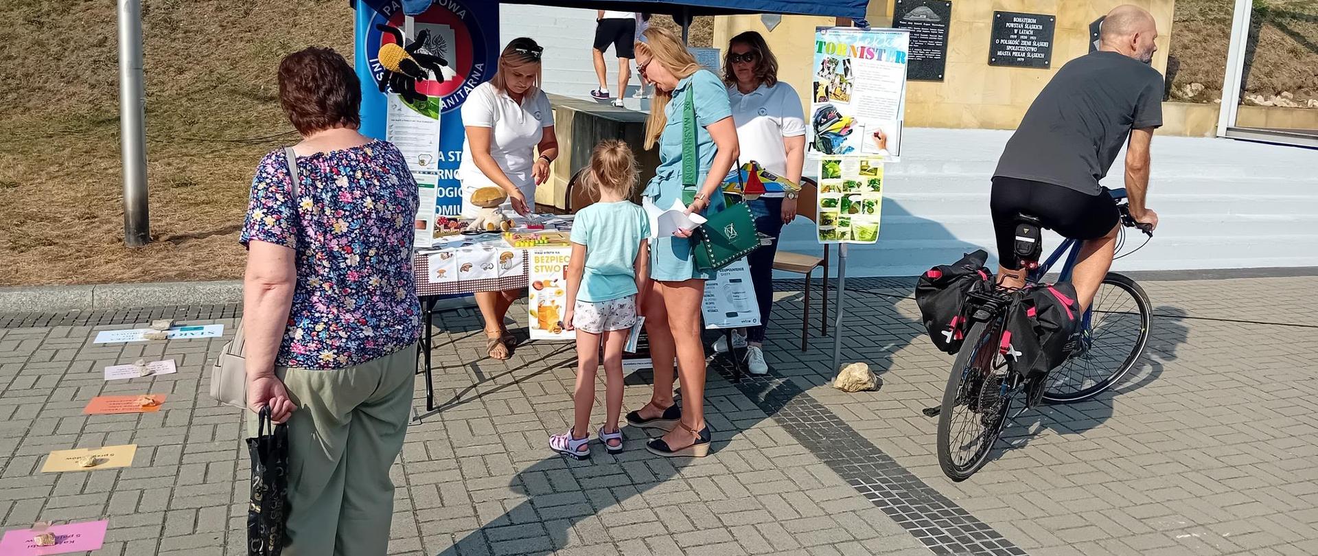 Piknik rodzinny pt. "Sport wzbogaca- nałóg zatraca" na Kopcu Wyzwolenia w Piekarach Śląskich 